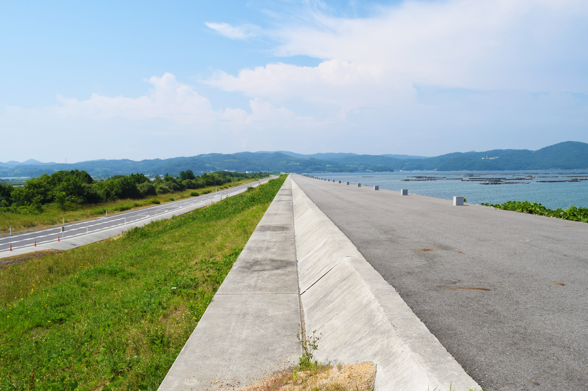 錦海塩田締切堤防