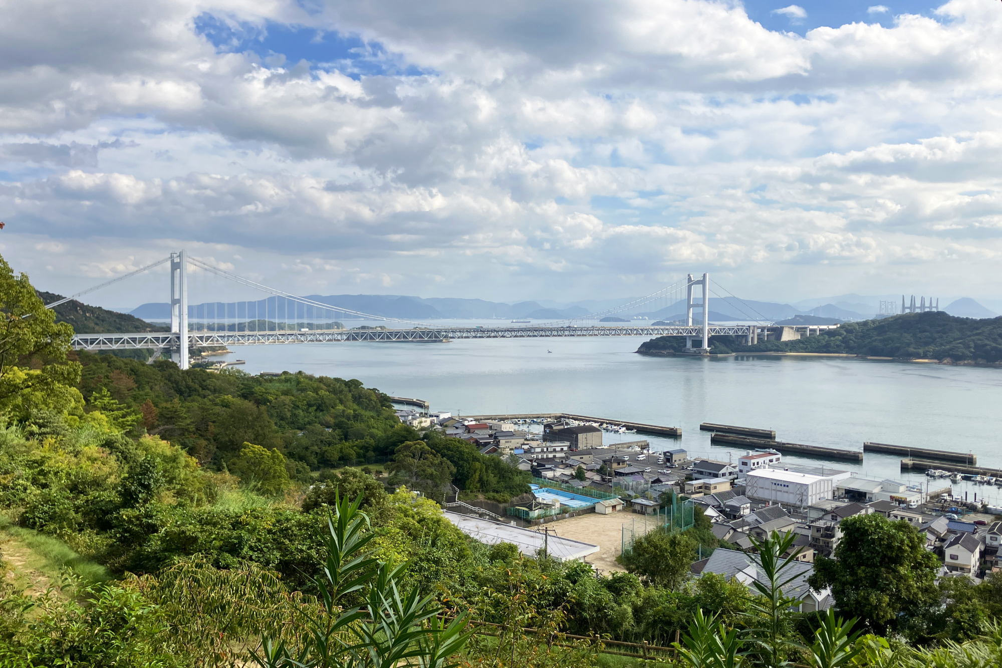 下津井城からの眺望