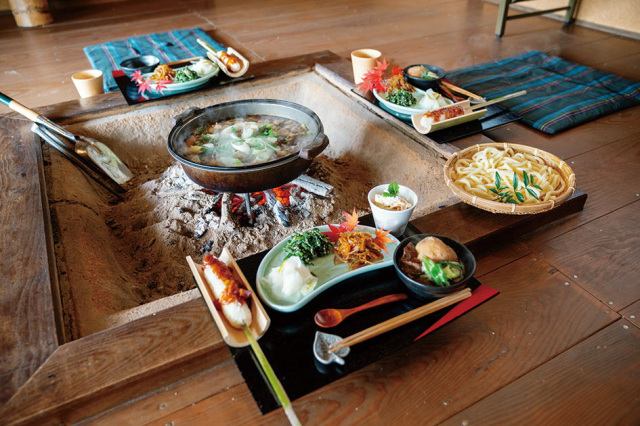 山の幸・海の幸、とれたてを郷土料理に。