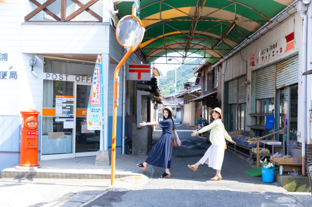レトロな町並み