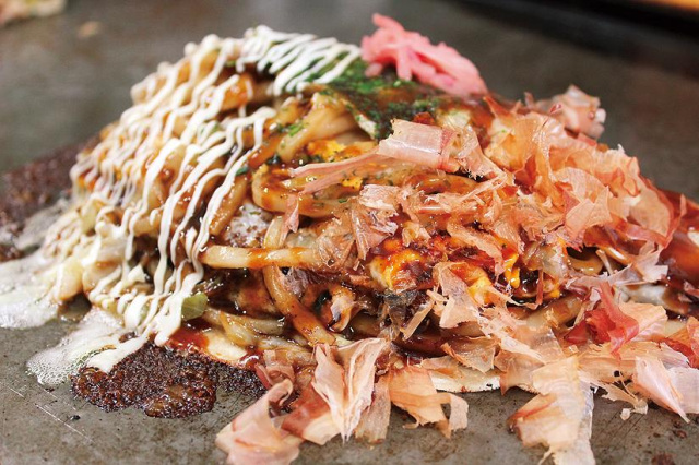 かもがわキャベツのお好み焼き（吉備中央町）