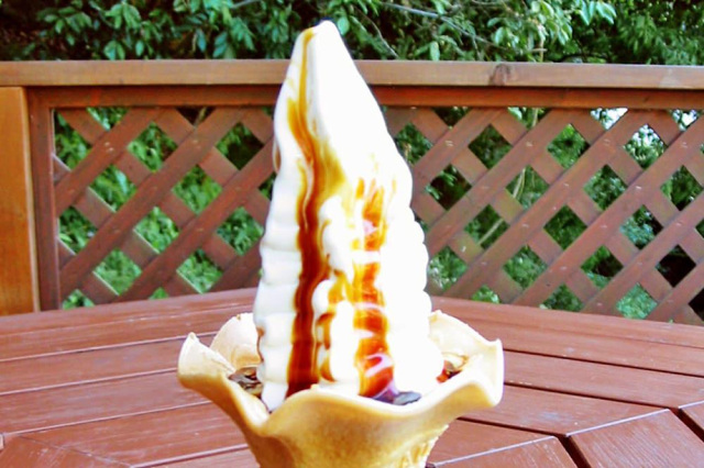 しょうゆぶっかけソフトクリーム