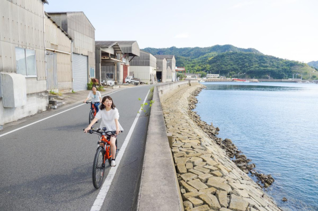 島内サイクリング