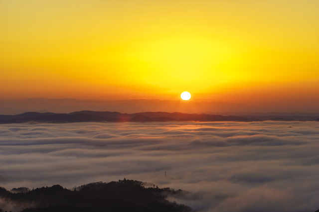 弥高山展望台(高梁市)