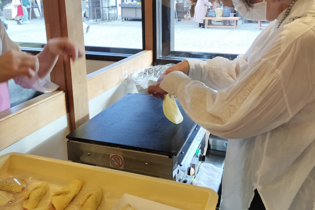 和菓子手焼き体験