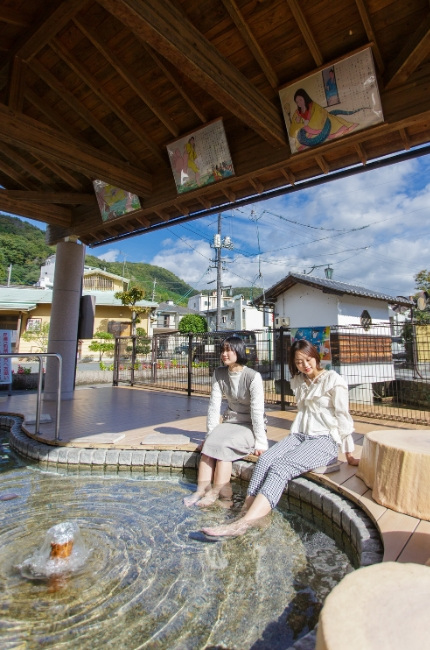 湯郷ポケットパーク足湯