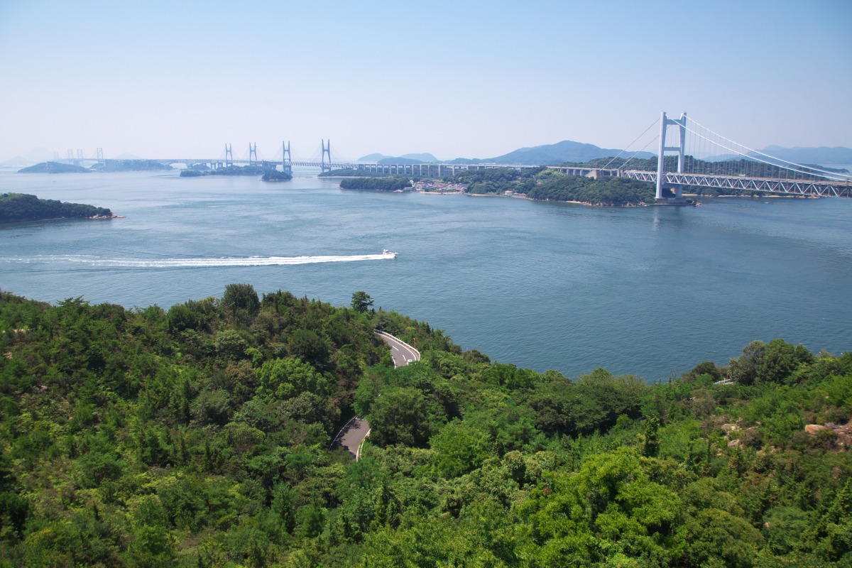 鷲羽山第二展望台からの眺め