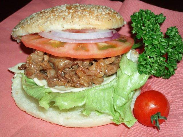 千屋牛バーガー