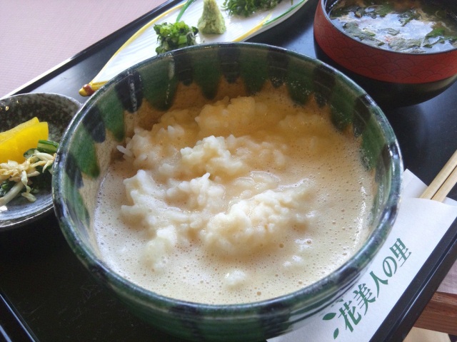 鏡野いもじる（とろろごはん）