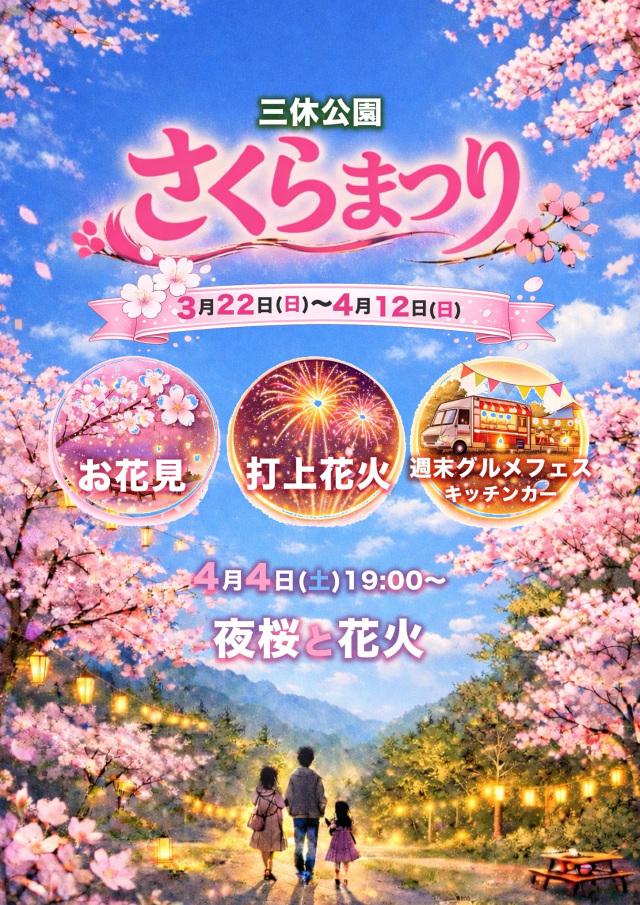 【2026年】三休公園　さくらまつり