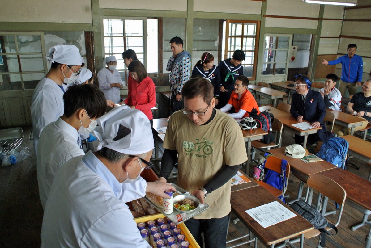 旧遷喬尋常小学校 なつかしの学校給食