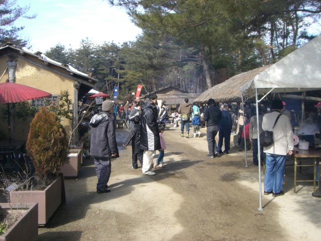 中世夢が原　夢が原のとんど祭り