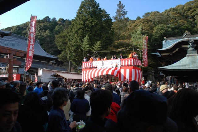 由加山節分豆まき式