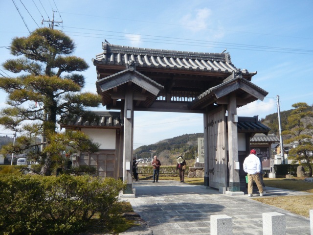 出雲街道 土居宿 西惣門