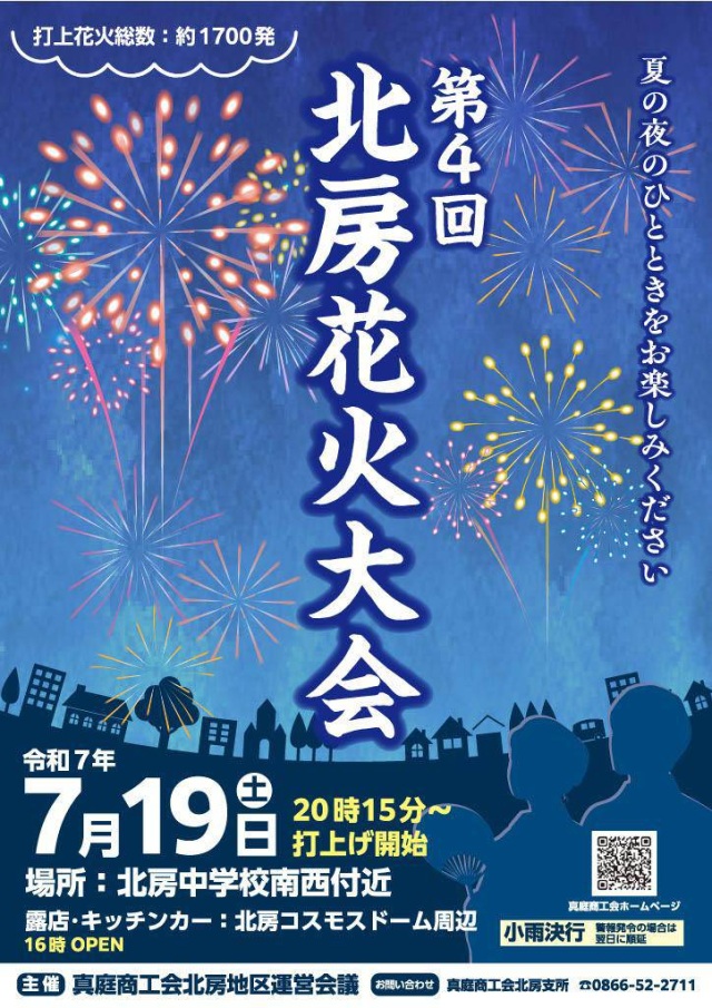 【2025年】第4回 北房花火大会