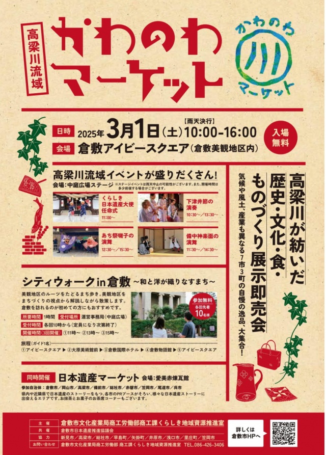 高梁川流域  かわのわマーケット