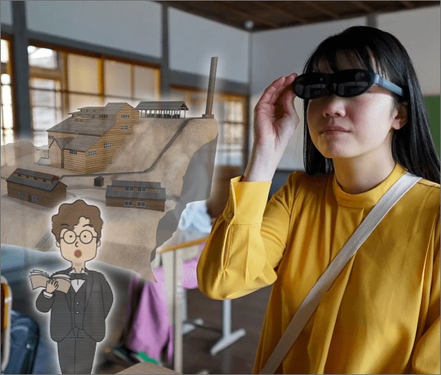 【体験型ツーリズム】XR GUIDE（NrealLight）体験！東京ホテイソンが日本遺産ジャパンレッド発祥の地ストーリーを楽しく解説！