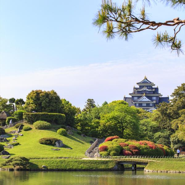 岡山後楽園（縦）