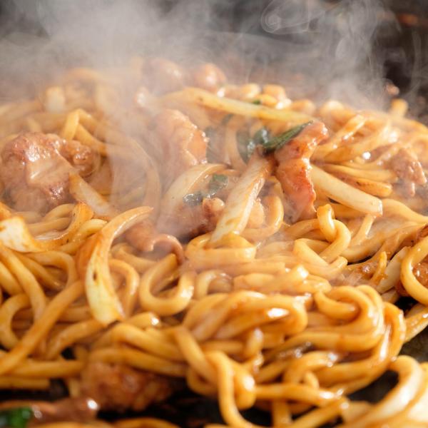 津山ホルモンうどん