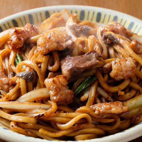 津山ホルモンうどん