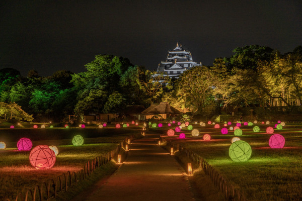 岡山後楽園　夏の幻想庭園