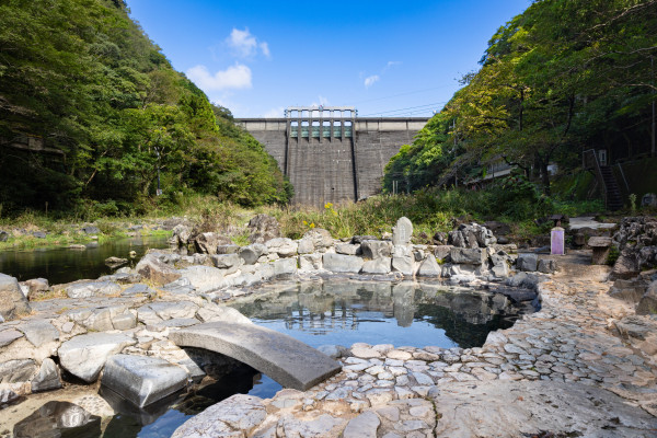 湯原温泉　砂湯
