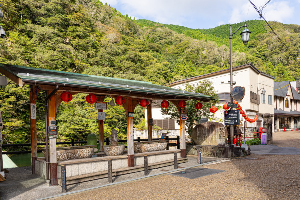 湯原温泉　手湯足湯