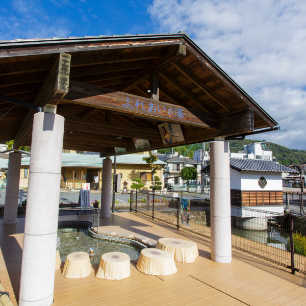 湯郷温泉　足湯（ふれあいの湯）