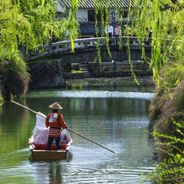 倉敷美観地区　くらしき川舟流し